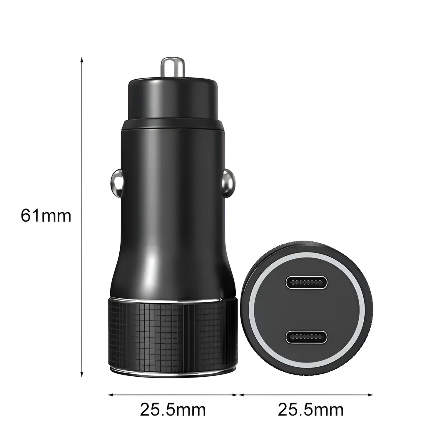 Cargador Usb-c Para Auto Dual Port Power Delivery 40w Tm-200542 image number 4.0