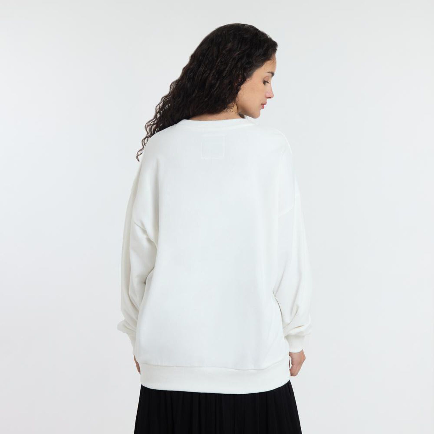 Poler&oacute;n Estampado Cuello Redondo Mujer Freedom image number 3.0