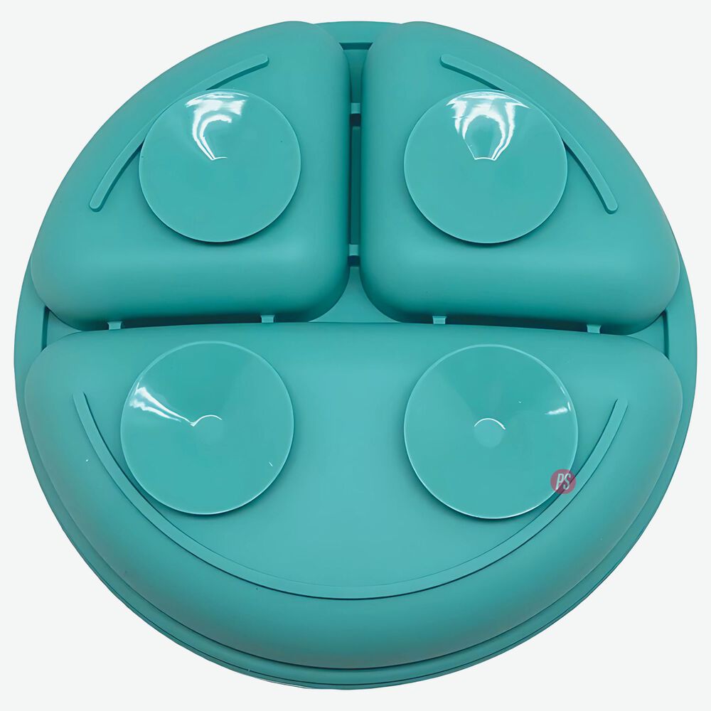 Plato Silicona Bebe Kido Ventosa Y 3 Divisiones Colores - Ps image number 2.0