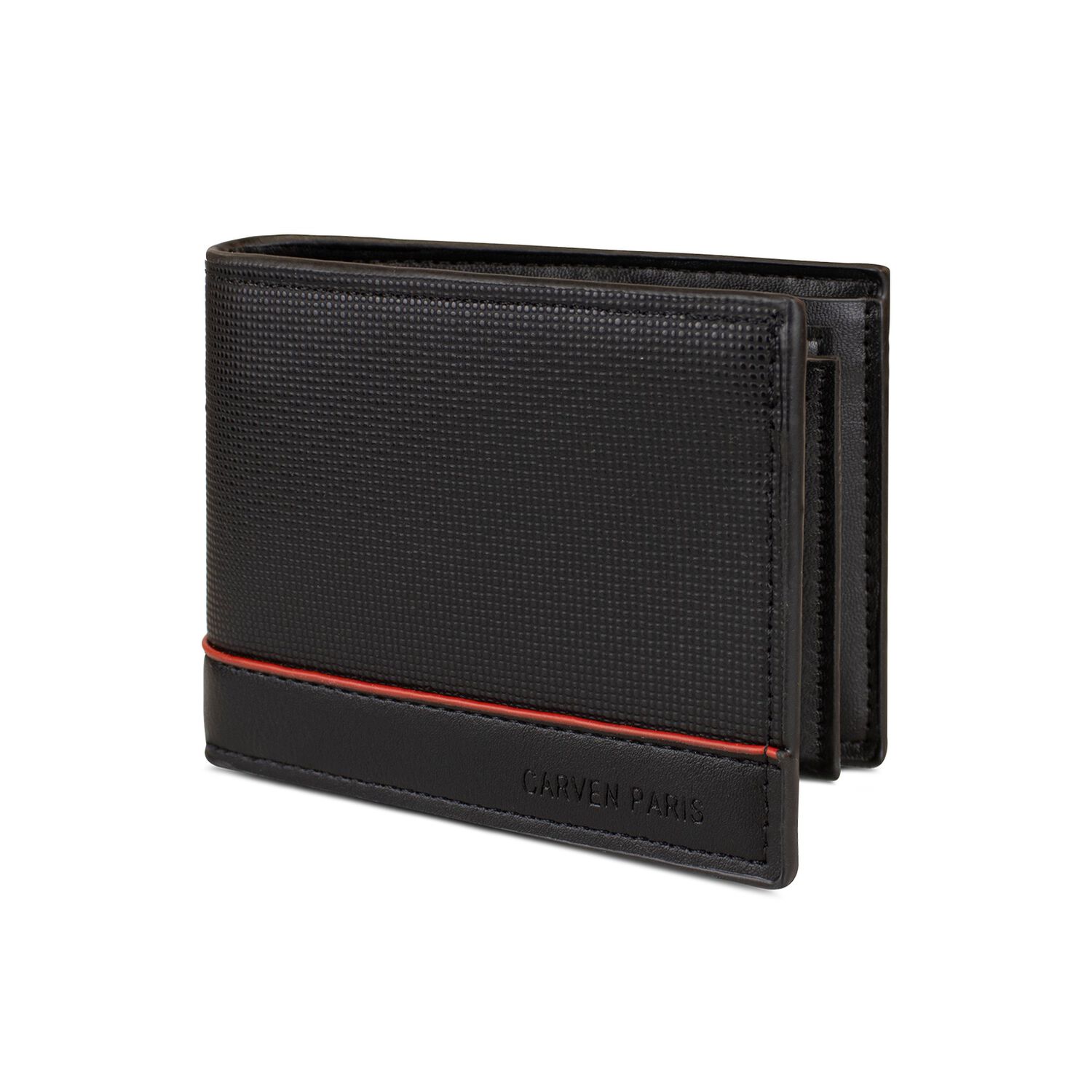 Billetera Hombre Gino Negra Con Monedero Carven Paris image number 3.0