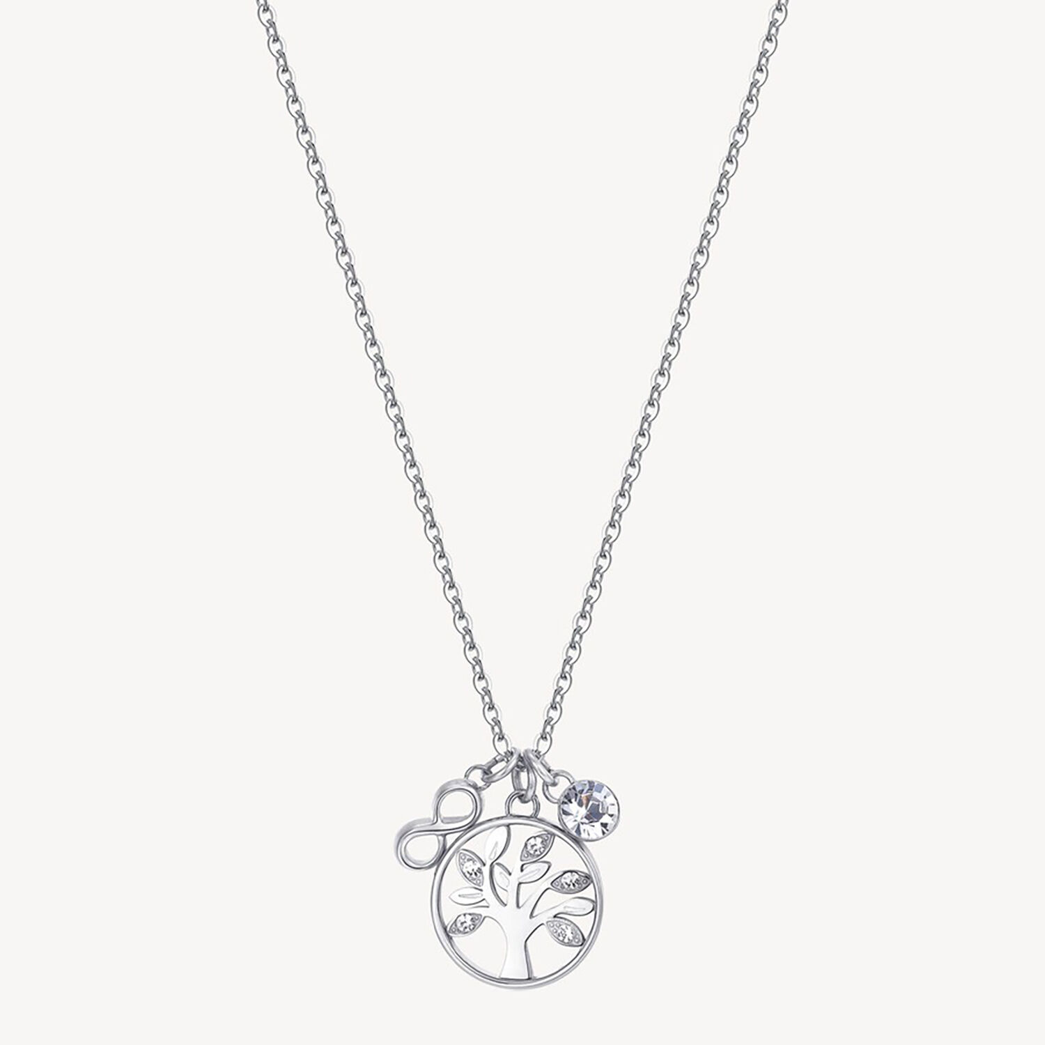 Collar Brosway Bhkl01 Plateado Mujer image number 0.0