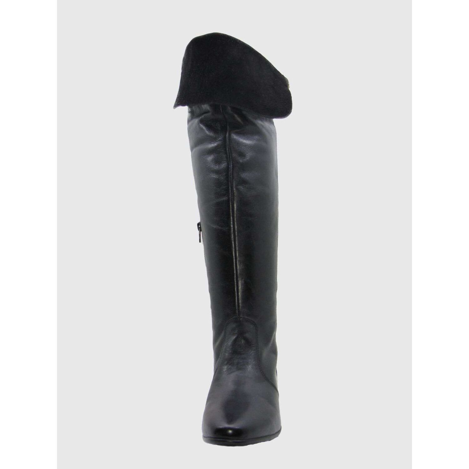 Bota Cuero Negro V&iacute;a Franca Art. 5916015preto image number 3.0