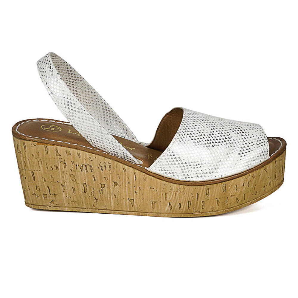 Sandalia Eliada Blanco Plata image number 1.0