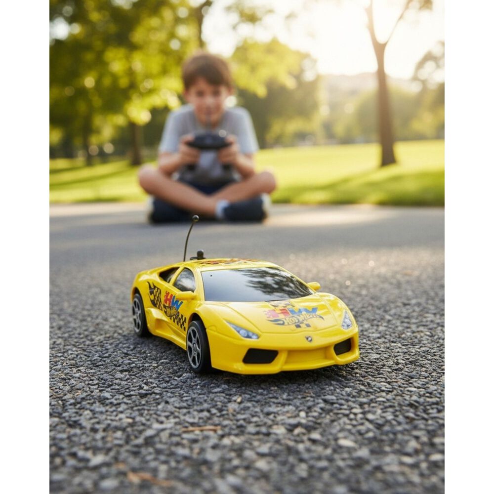 Auto A Control Remoto Hot Wheels Speed Sprint Con Luces image number 2.0