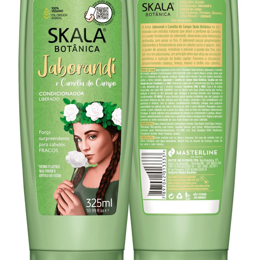Kit Shampoo Y Acond Jaborandi Skala Botánica 650ml image number 2.0