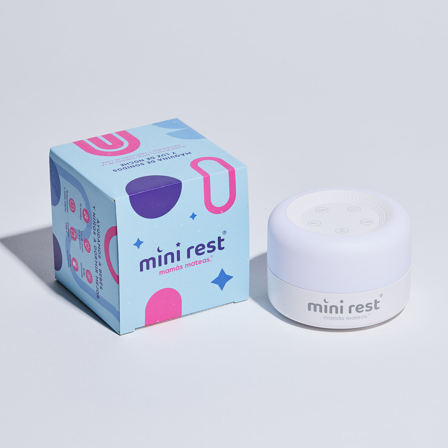 Mini Rest - M&aacute;quina De Sonidos, Ruido Blanco Y Luz De Noche image number 0.0