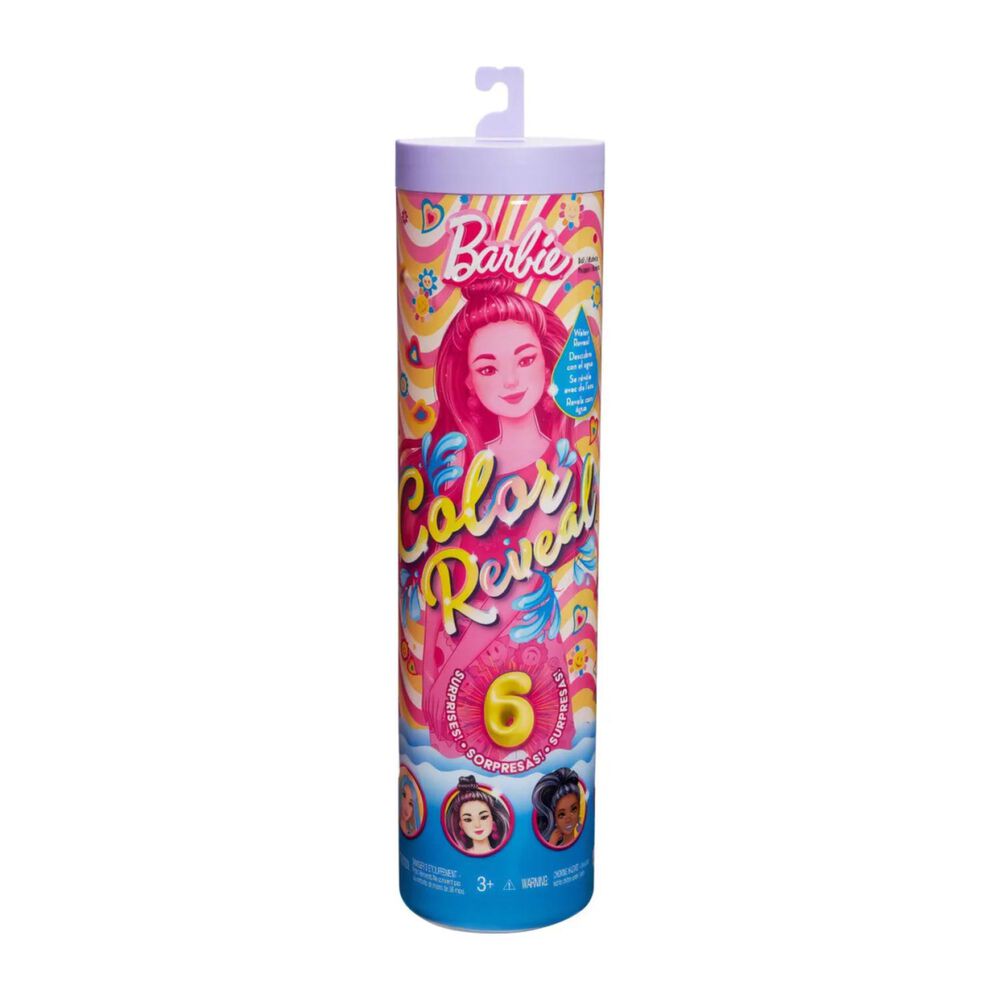 Juguete Figura Barbie Color Reveal Accesorios Arcoiris image number 2.0