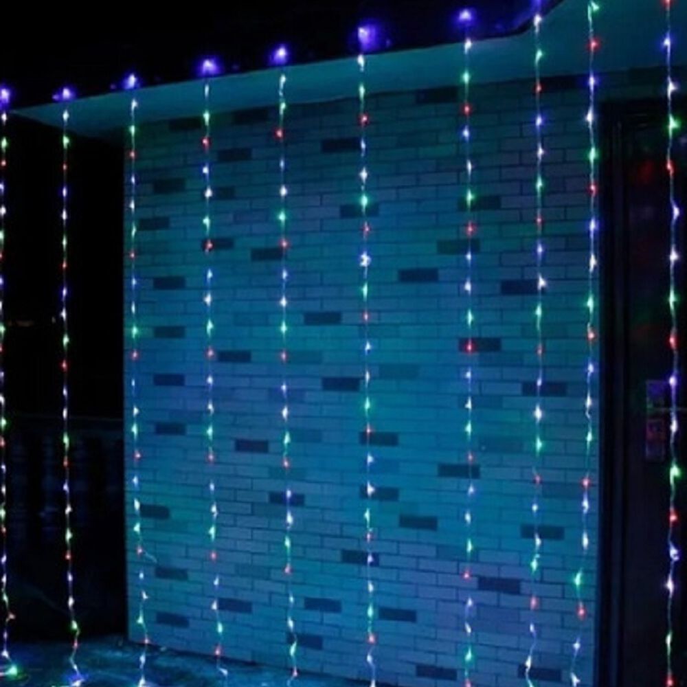 Cortina De Luces Led Multicolor 3x2 Metros 320 Luces 2022-32 image number 3.0