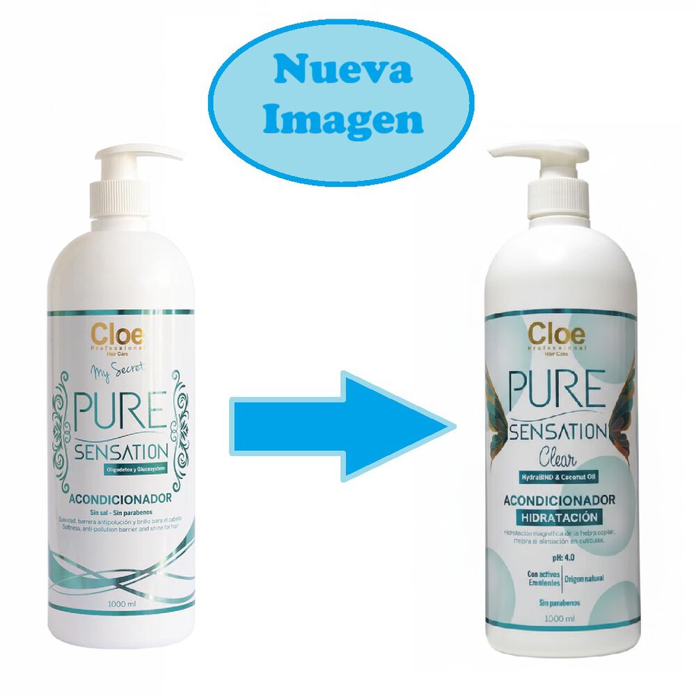 Acondicionador Pure Sensation Clear Cloe 1000ml image number 1.0
