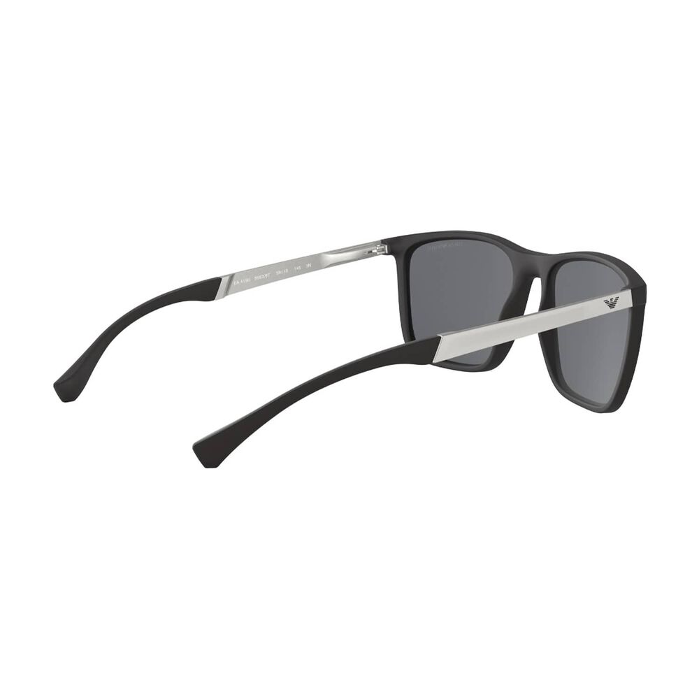 Lentes De Sol Black Matte Emporio Armani image number 8.0