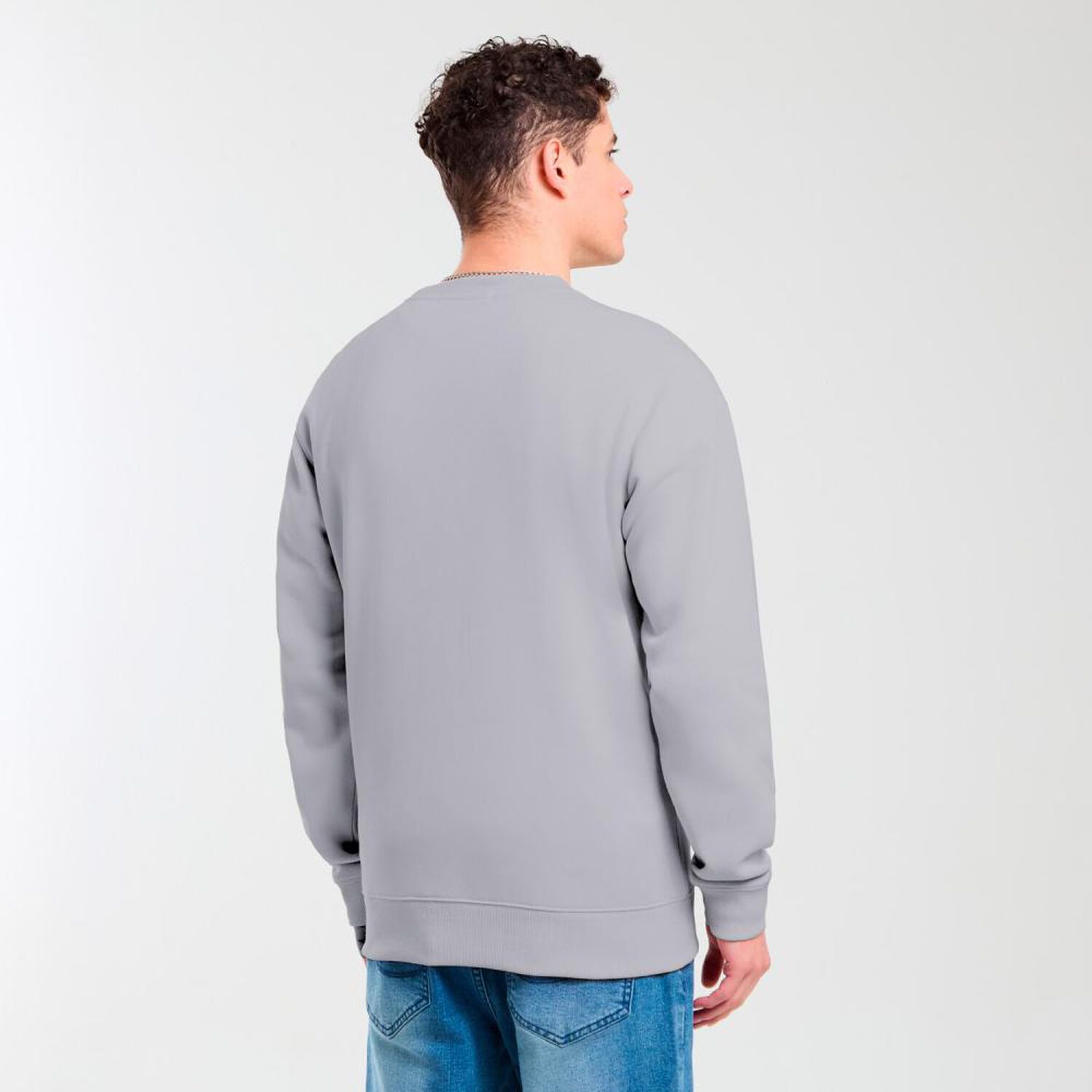 Poler&oacute;n B&aacute;sico Slim Cuello Redondo Hombre Skuad image number 2.0