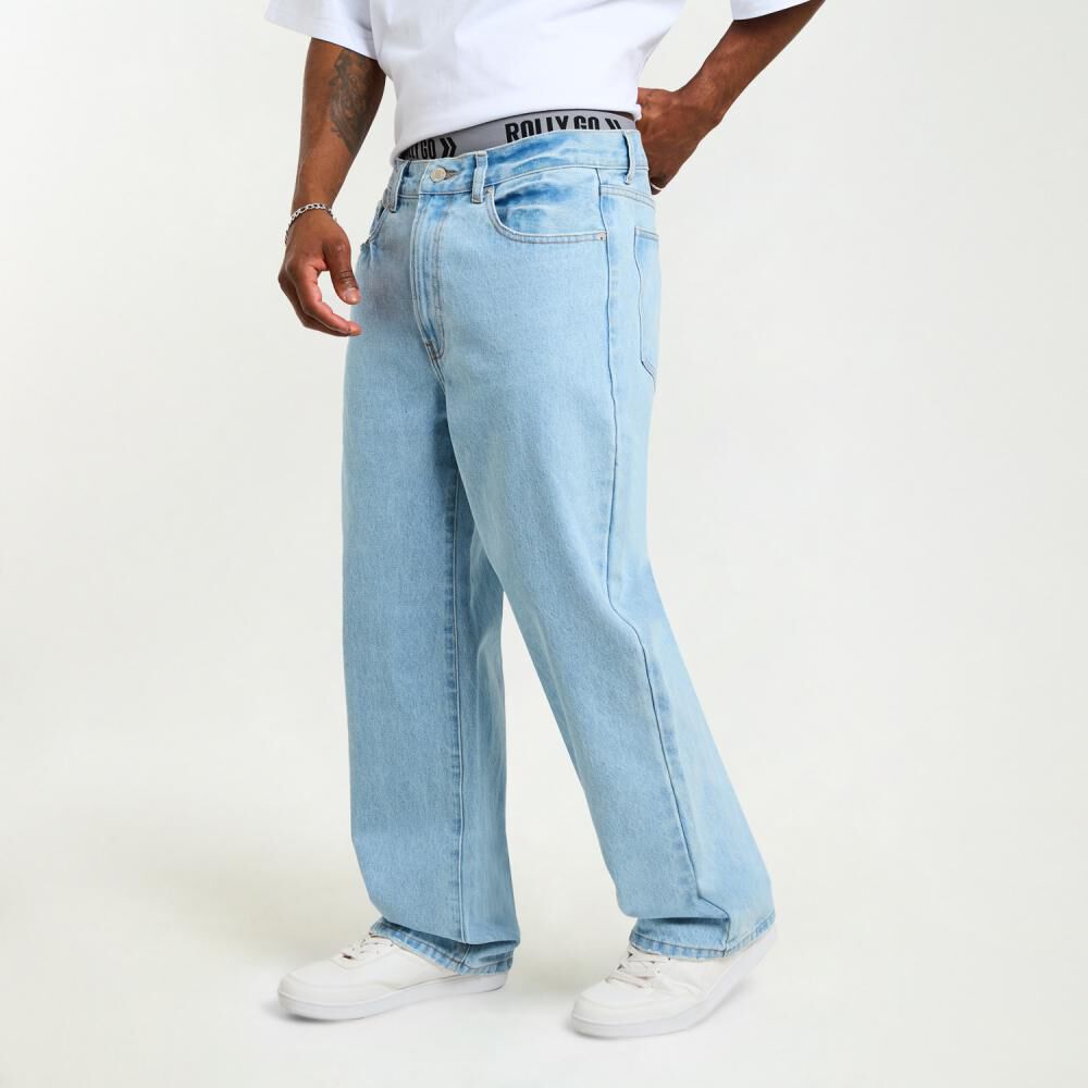 Jeans Tiro Medio Baggy Hombre Rolly Go image number 2.0