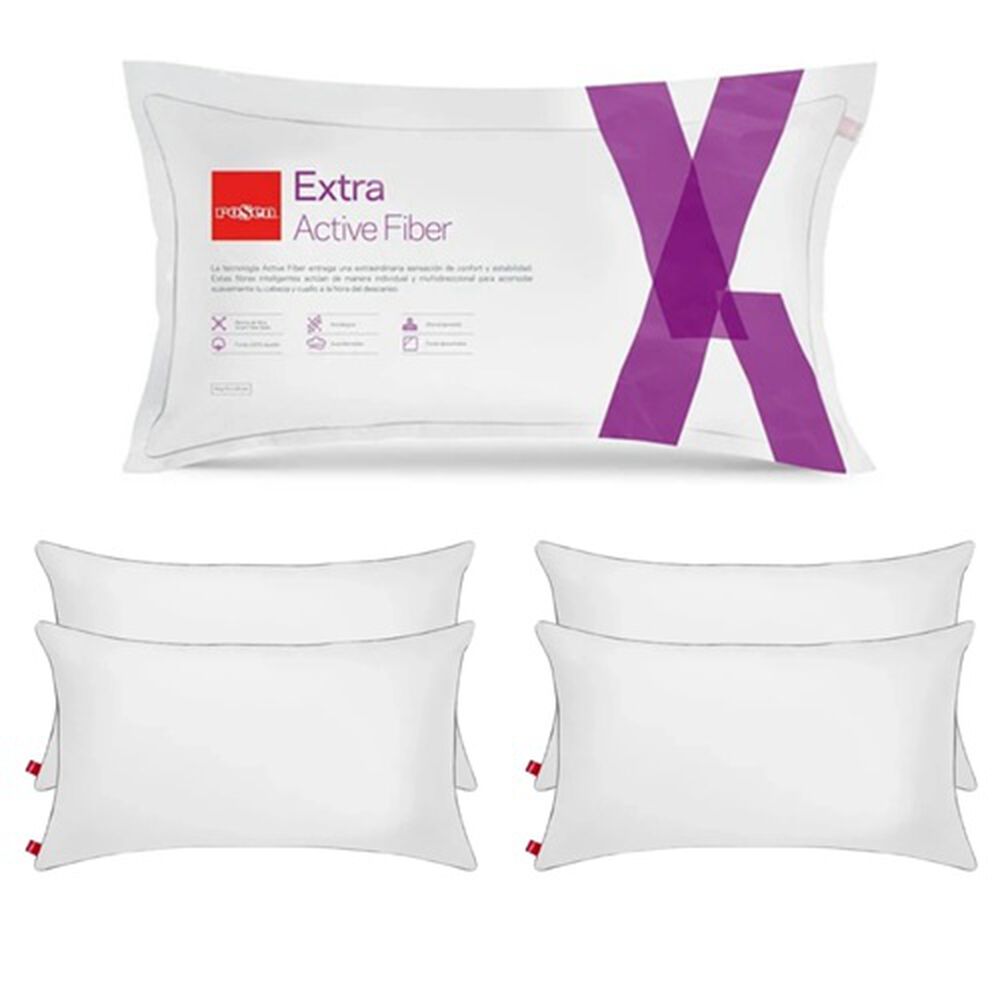 Pack De 4 Almohadas Rosen Extra 50x90 Cm image number 0.0