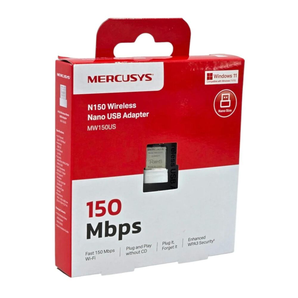 Adaptador Wifi Nano Usb 150mbps Blanco N150 image number 3.0