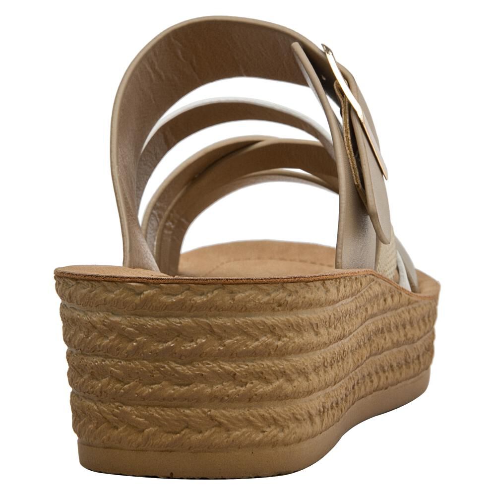 Sandalia Mujer Bruno Rossi Brm0113 Beige image number 4.0