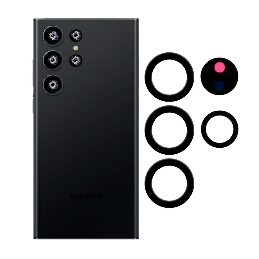Vidrio De Camara Trasera Compatible Con Samsung S23 Ultra image number 0.0