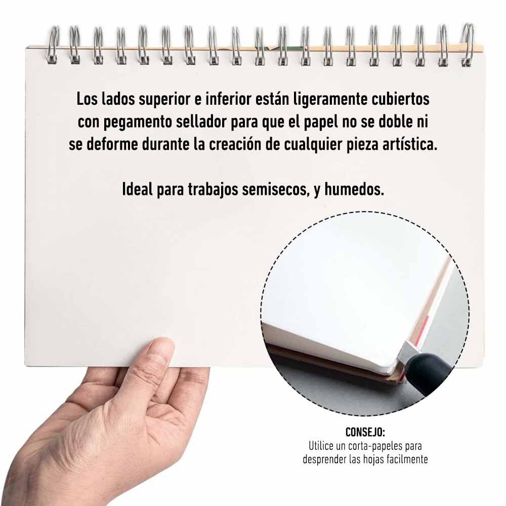 Block Himi Gouachede 50 Páginas, 160 Grs Beige image number 4.0