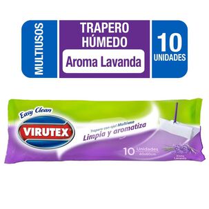 Trapero Húmedo Desechable Multiuso Lavanda 10un. - Virutex