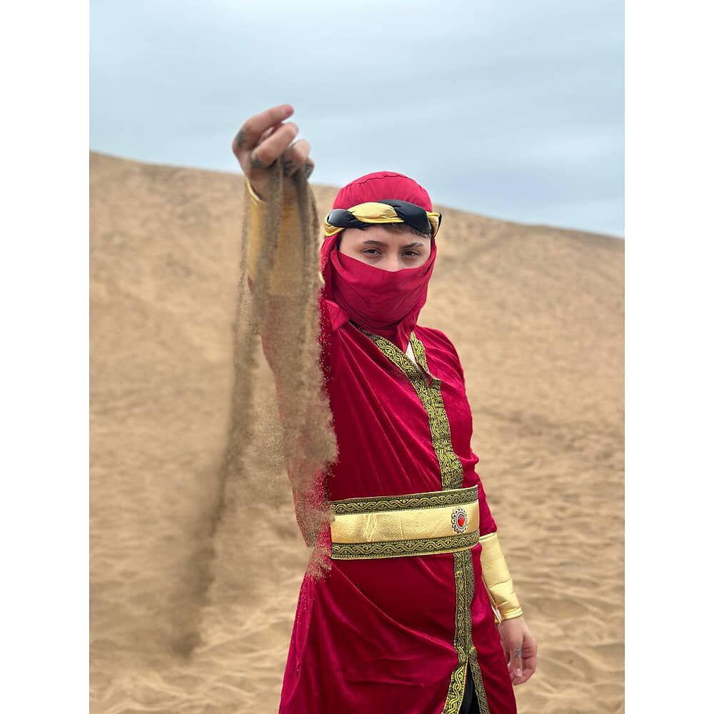 Disfraz Guerrero Mediaval Arabe Persa Turco Otomano Para Adultos image number 5.0