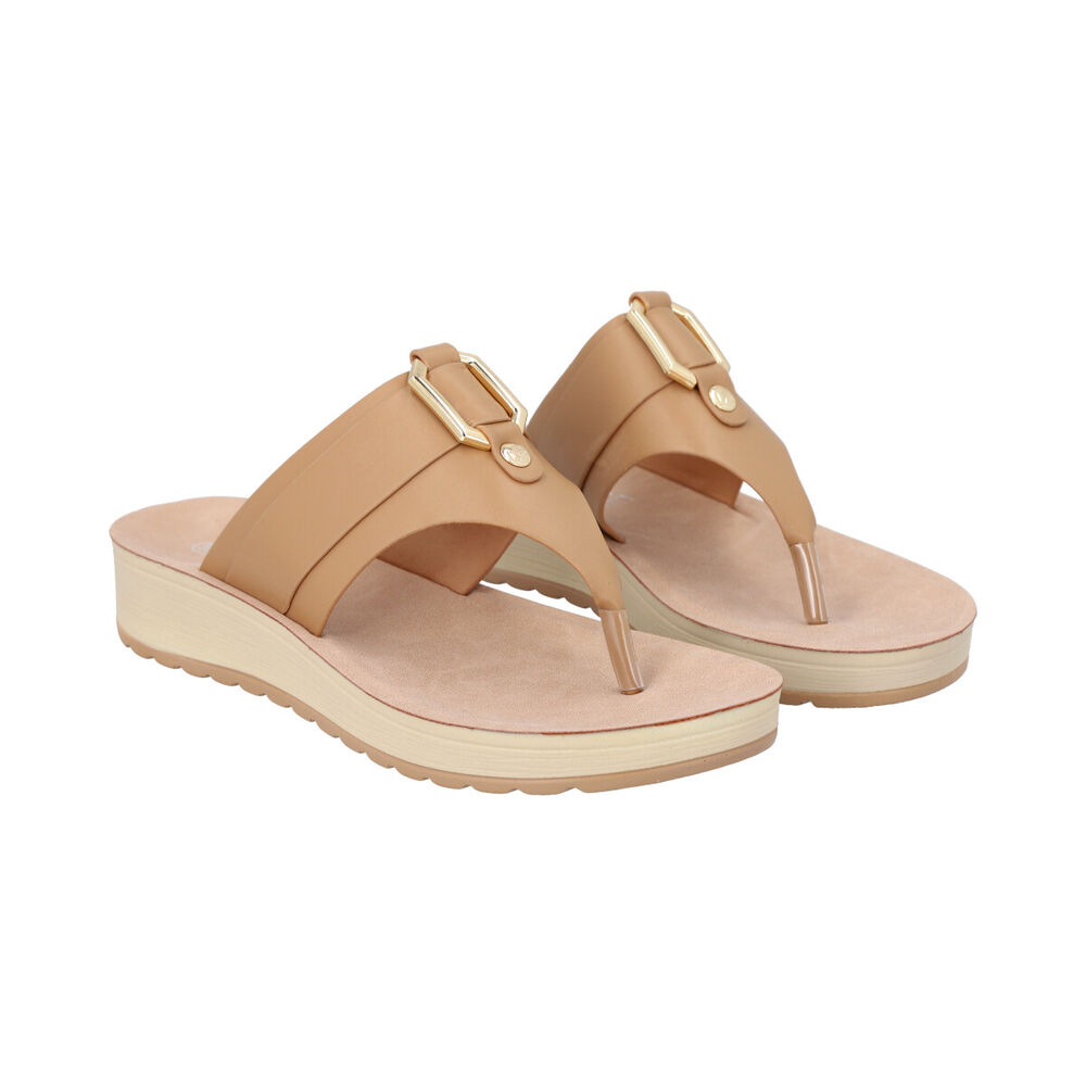 Sandalia Mujer Camel Sole Police image number 3.0