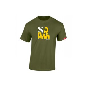 Polera Sram Manga Corta Fragments Verde