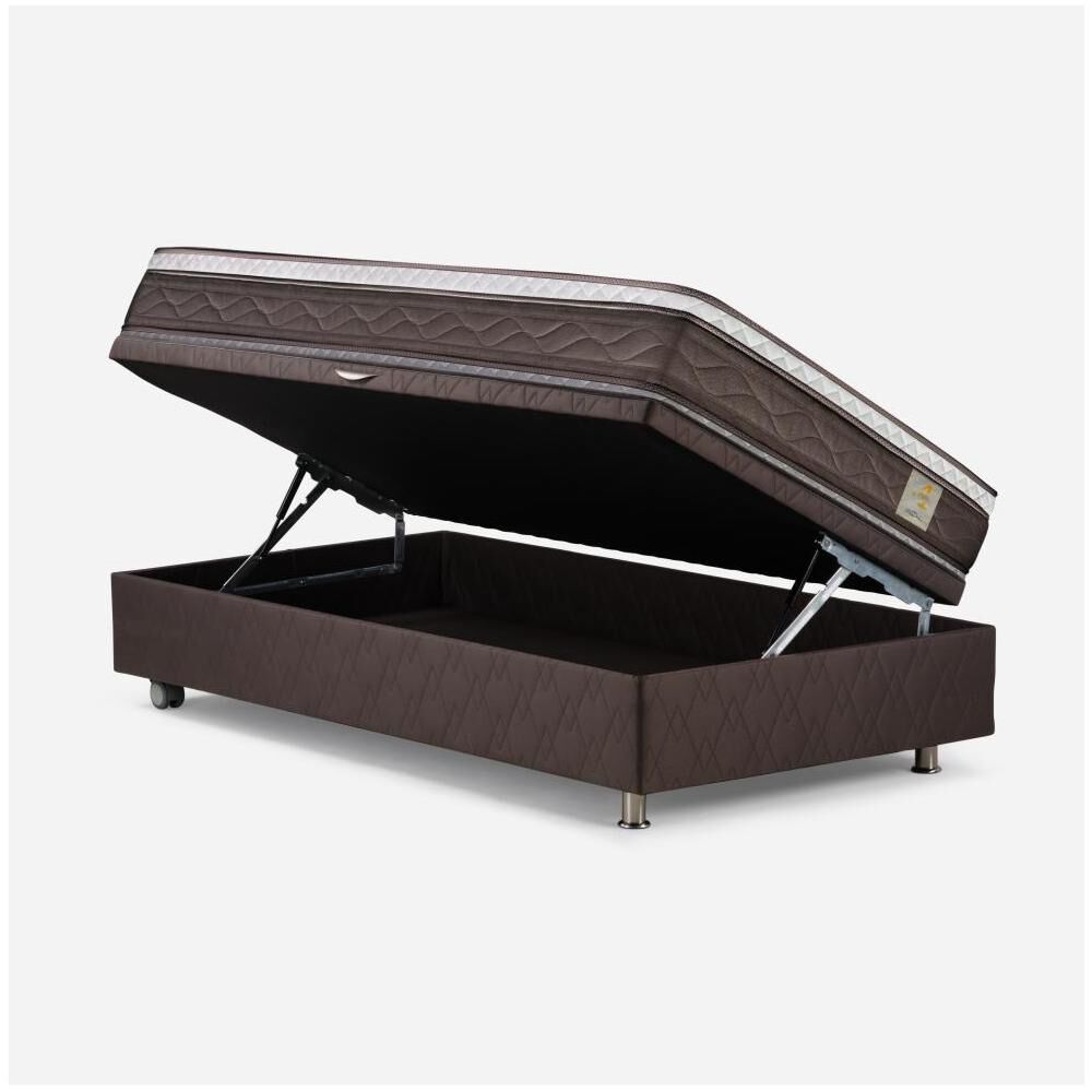 Cama Ba&uacute;l Rosen New Style 4 / 1 Plaza / Base Normal + Respaldo Rachel image number 2.0