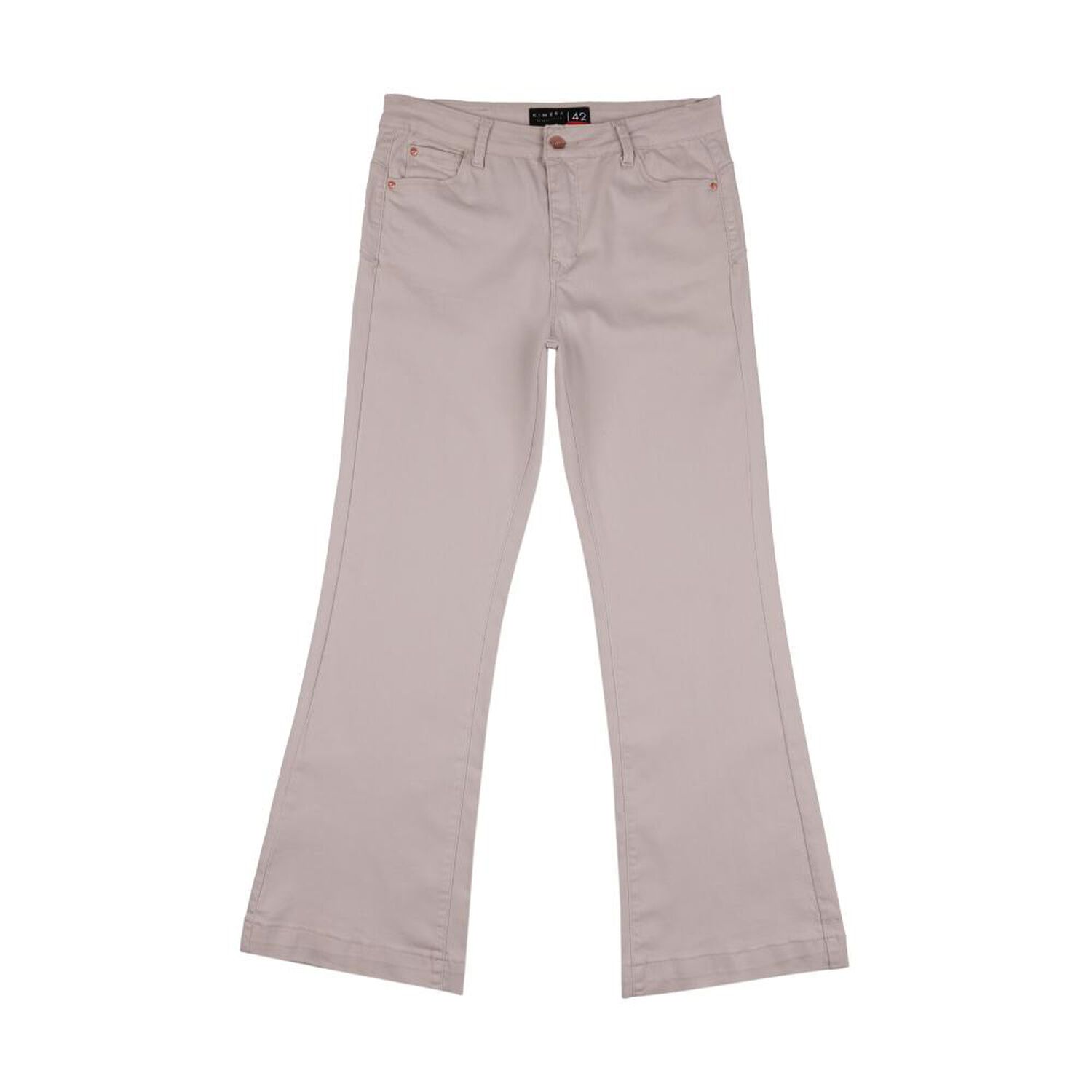 Jeans Tiro Medio Flare Mujer Kimera image number 0.0