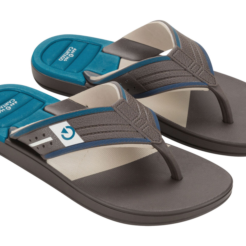 Sandalia Niño Azul/beige Dallas Cartago image number 1.0