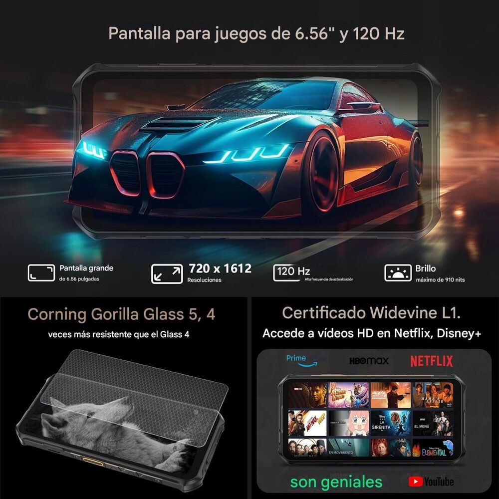 Celular Rugged Ulefone Armor X16 Pro 10360mah 5g 16gb/256gb image number 5.0