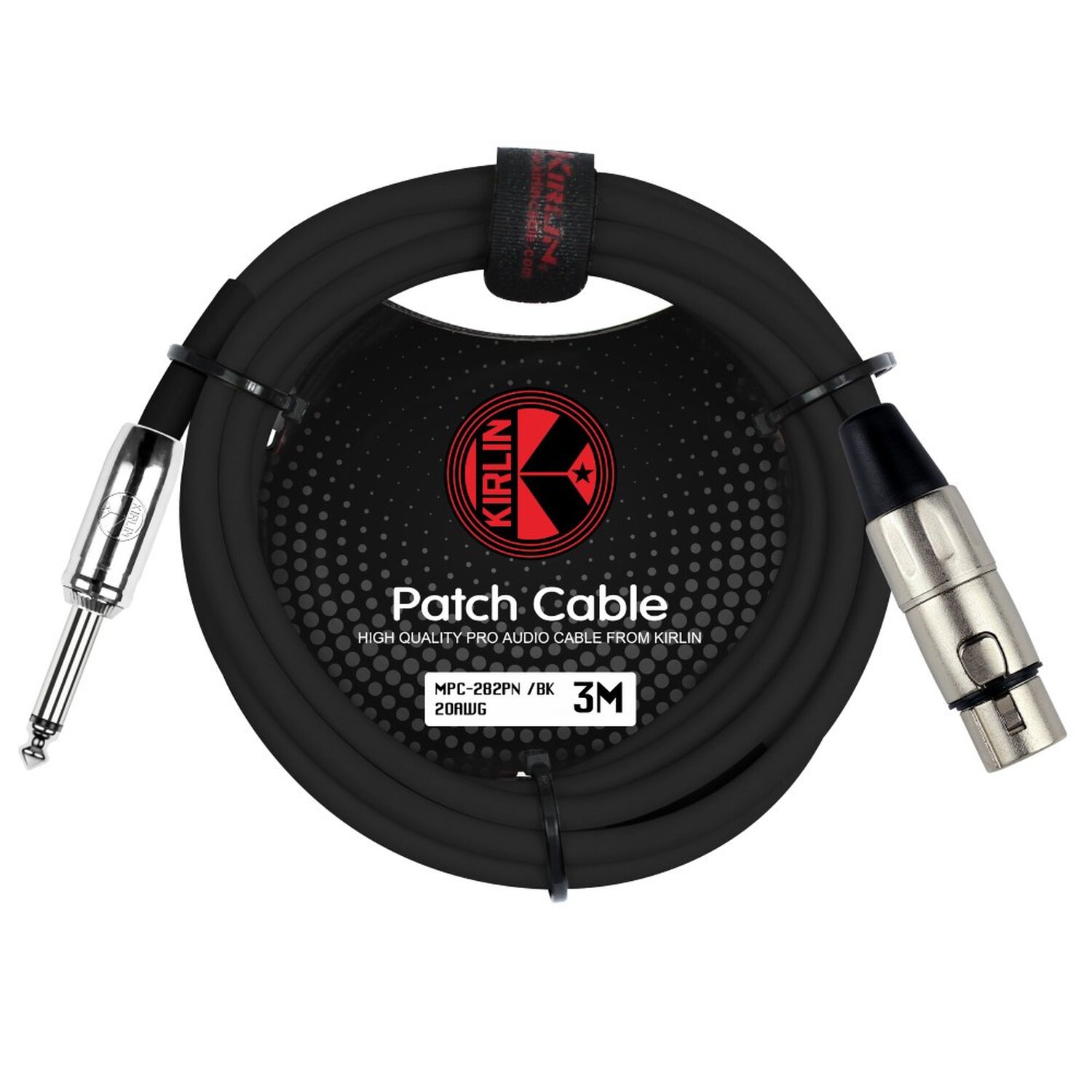 Cable Micr&oacute;fono Kirlin Xlr (h)- Plug 3m Mpc-282pn-3 image number 1.0