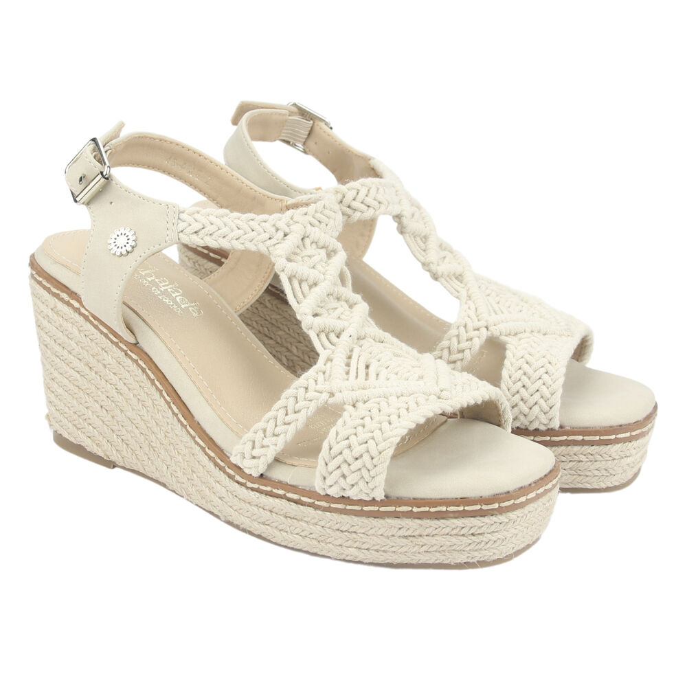 Sandalia Chalada Mujer Pole-2 Beige Casual image number 4.0
