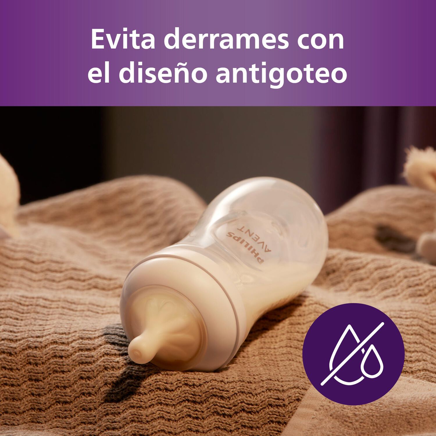 Mamaderas Natural Response Philips Avent Scy903/02 1m+ 260ml image number 4.0