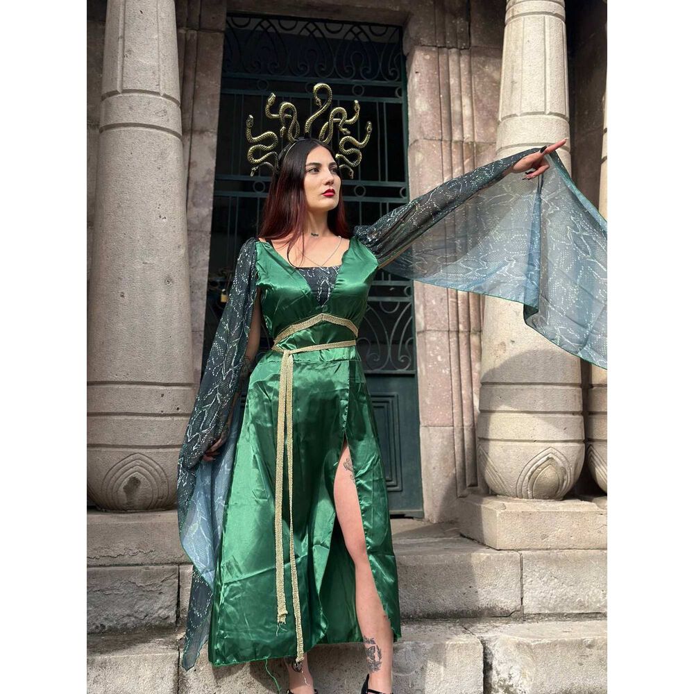 Disfraz Cosplay Medusa Mitologia Griega Gorgona image number 6.0