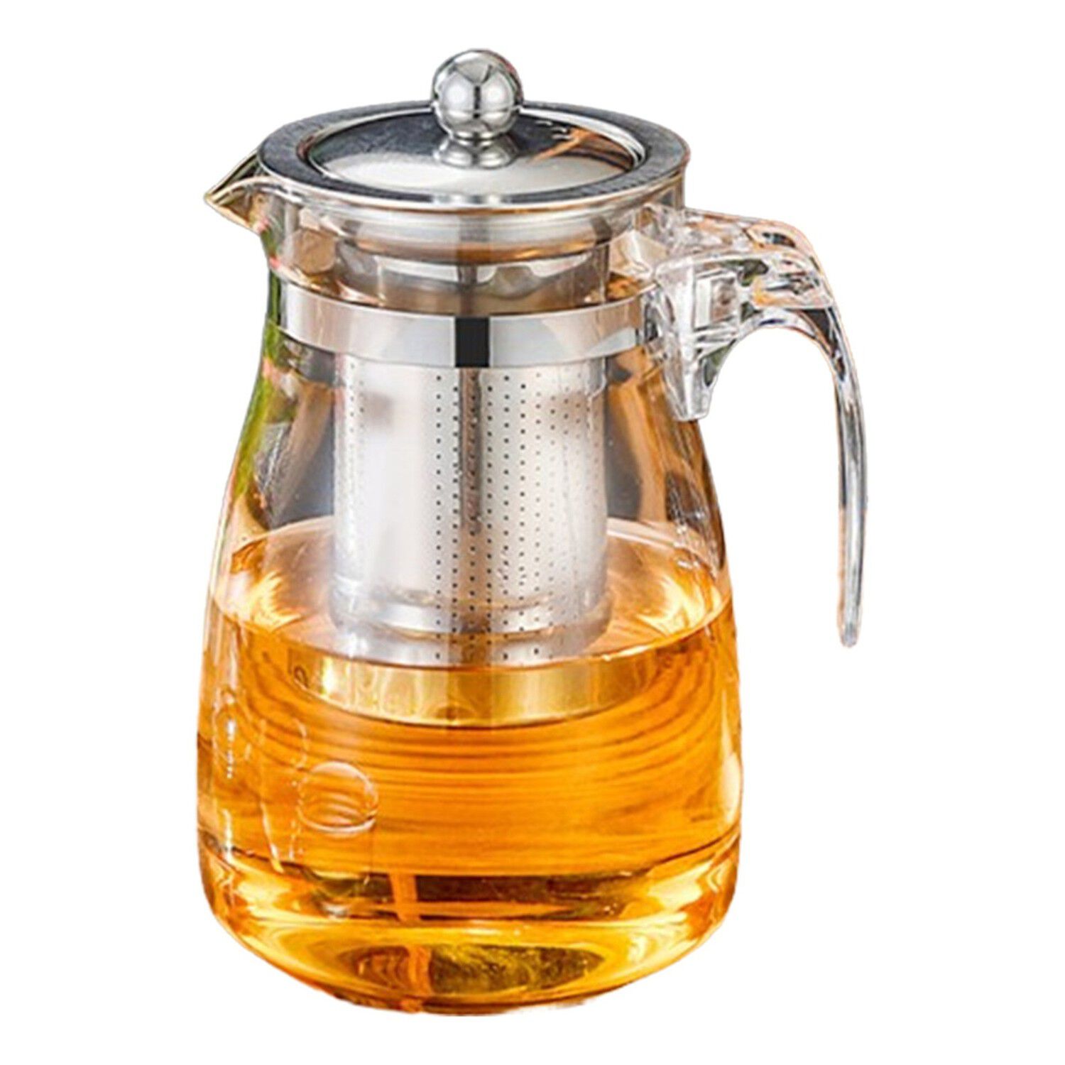 Tetera Vidrio Acero Inox 750ml Infusor Ideal T&eacute; image number 0.0