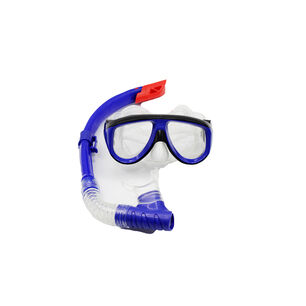 Kit De Buceo Lentes Con Snorkel Color Azul - Ps