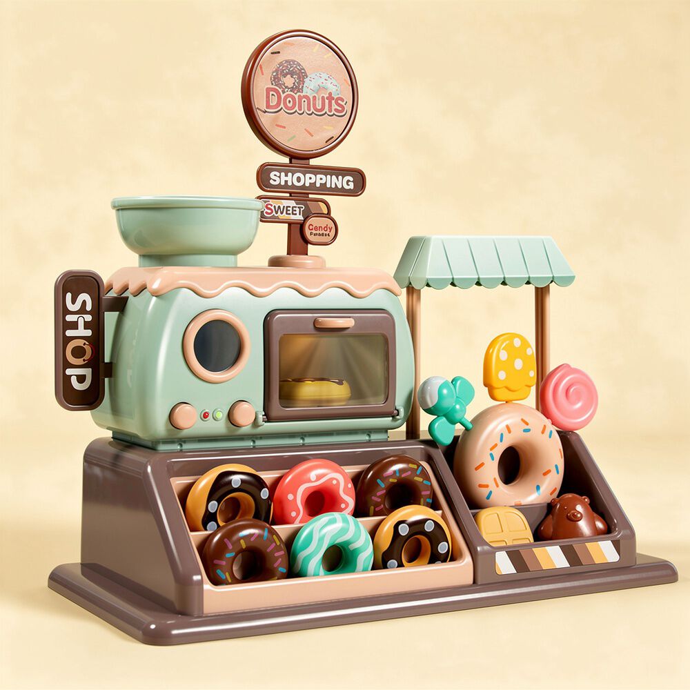 Set Simulaci&oacute;n De Tienda De Donut Juguete 24 Pcs Infantil image number 0.0