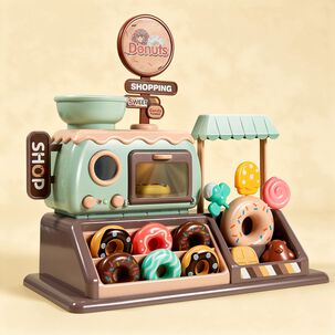 Set Simulaci&oacute;n De Tienda De Donut Juguete 24 Pcs Infantil