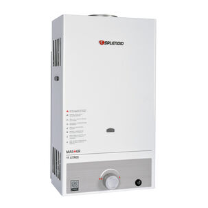 Calefont Gas Licuado 11l T. Natural + Bomba Presurizadora