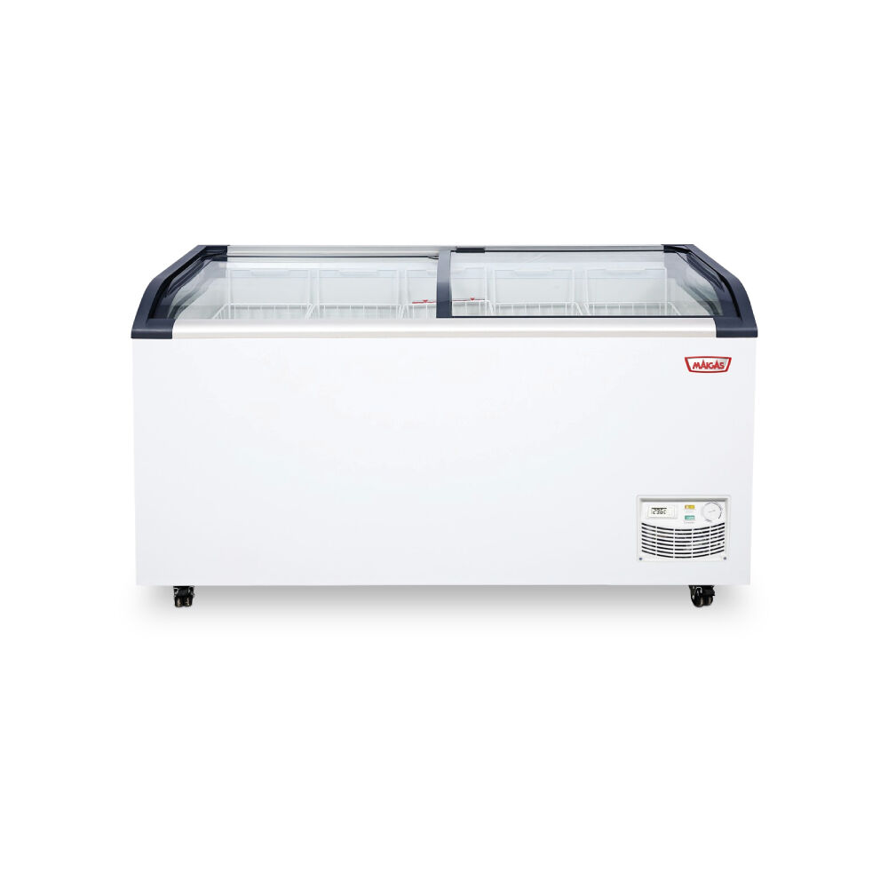 Congelador Dual Tipo Isla Vidrio Curvo De 470 L image number 3.0