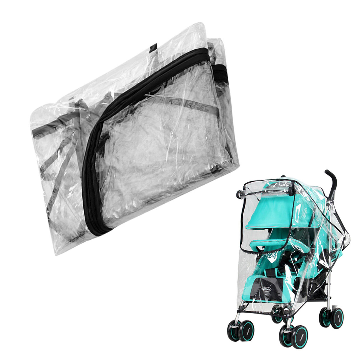 Funda Cochecito Impermeable Protector Viento Lluvia Ventana image number 0.0
