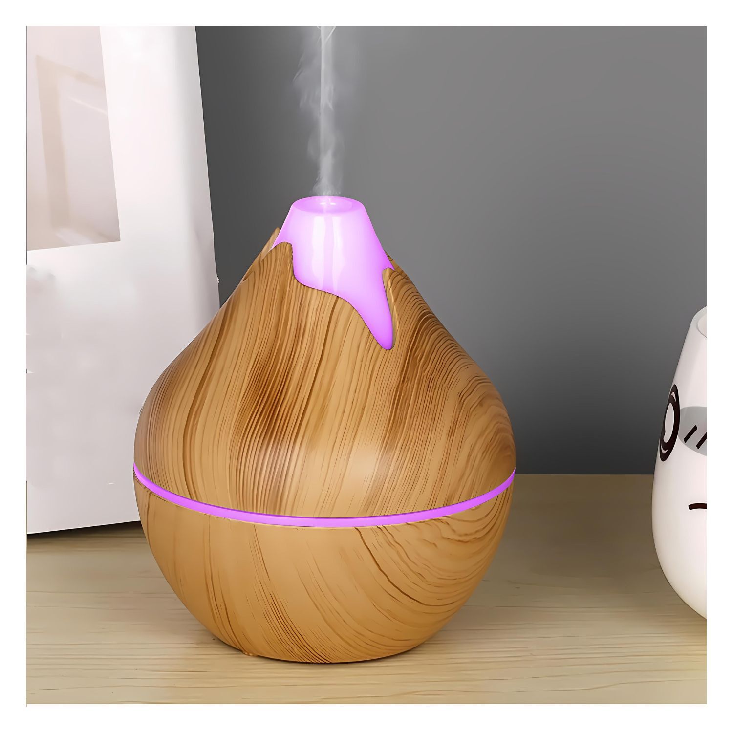 Pack Humidificador Forma Volcan + 6 Esencias Aromaticas image number 5.0