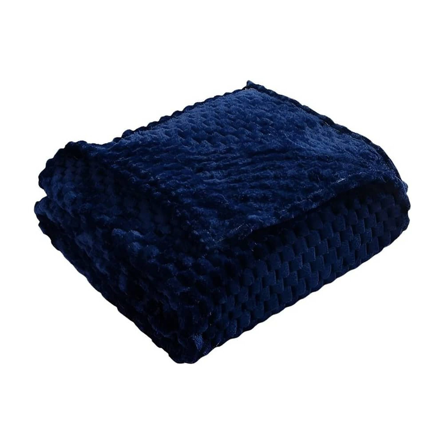 Mantas Para Cama Frazadas Decorativa Manta Azul image number 0.0