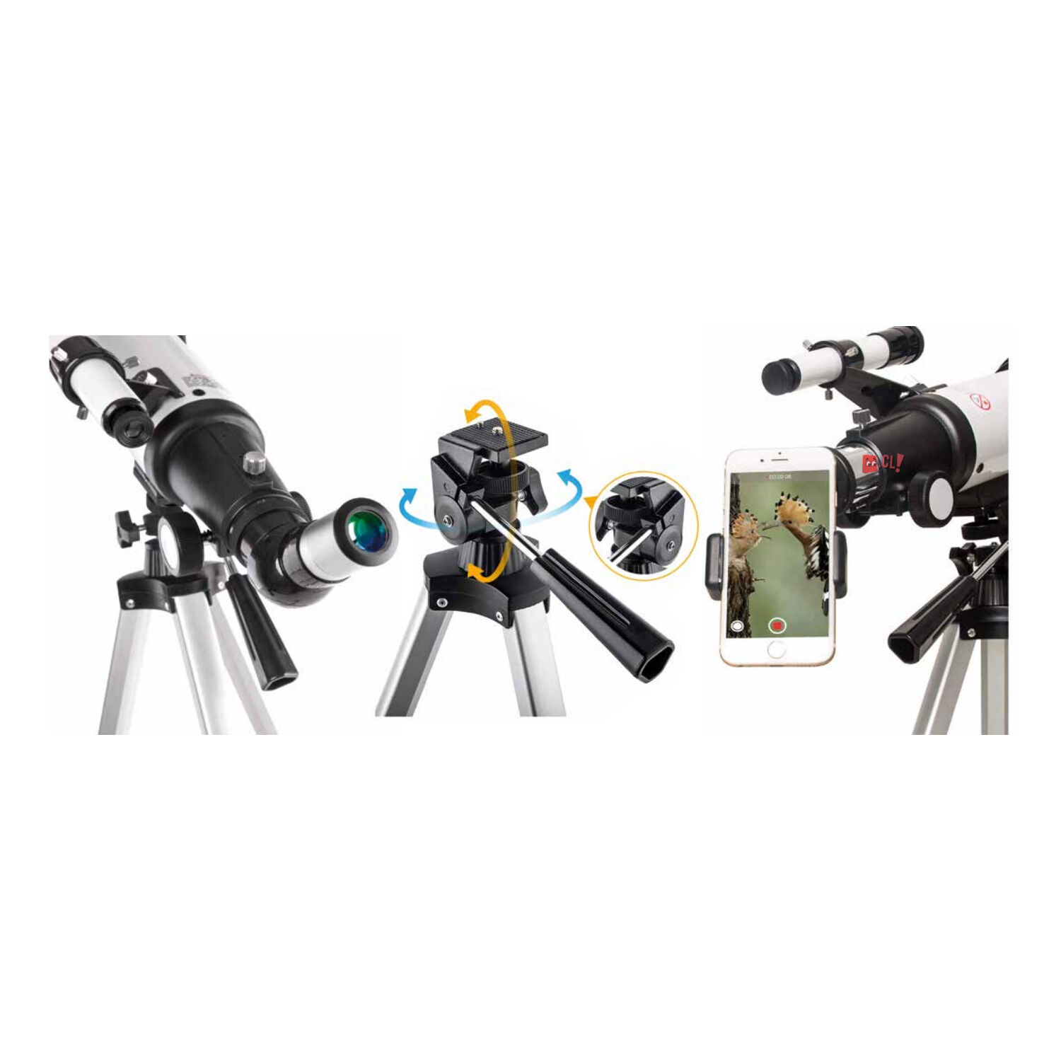Telescopio Astron&oacute;mico Lente 70mm Con Tr&iacute;pode - Ps image number 2.0