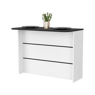 Isla Cocina 120x60x90 Cm Fm-003n Negro