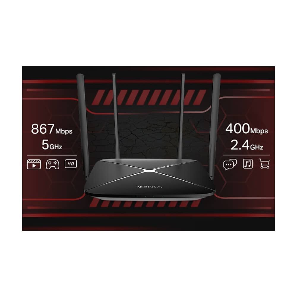 Router Mercusys Ac12g, Ac1200 De Doble Banda, 4 Antenas, 867 Mbps, Firewall image number 3.0