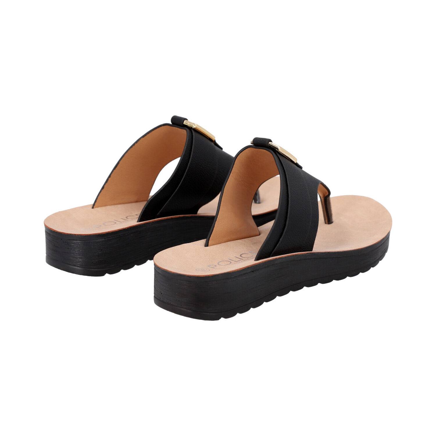 Sandalia Mujer Negro Sole Police image number 4.0
