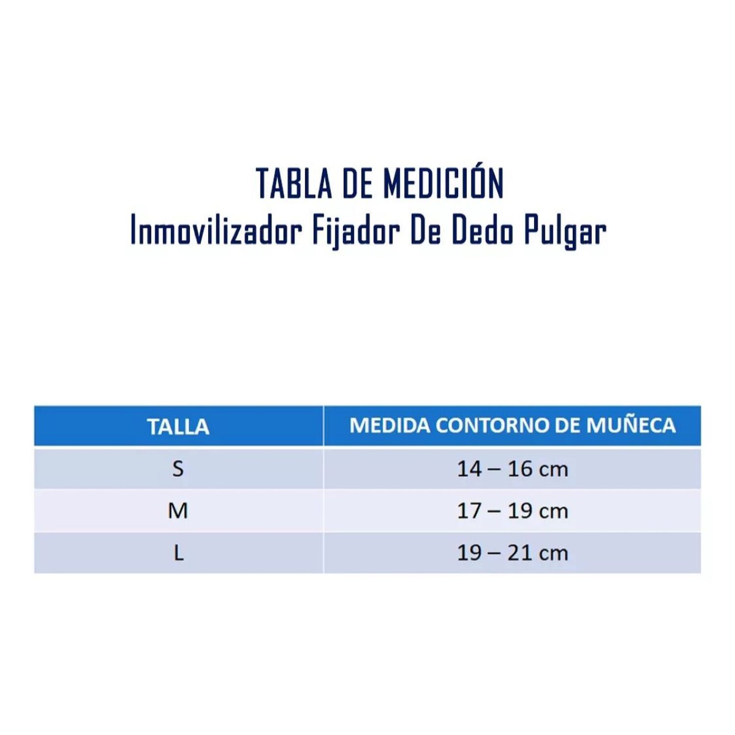 Inmovilizador Fijador De Dedo Pulgar Talla L Izquierda image number 6.0