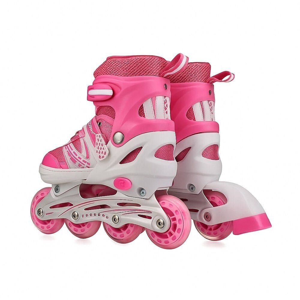 Patines Lineales Ajustables Con Luz+kit De Protecci&oacute;n Ni&ntilde;os image number 10.0