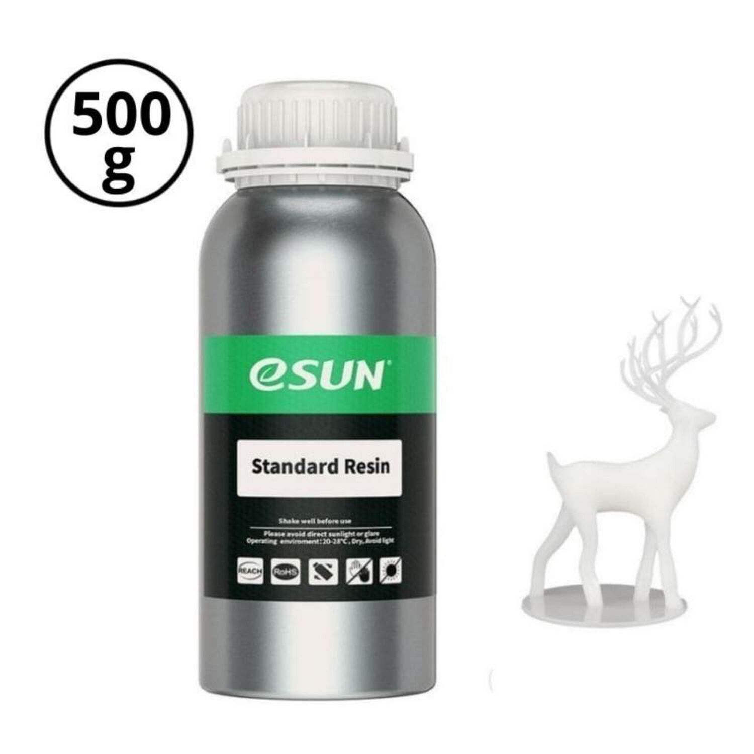Resina Blanca Para Impresoras 3d 500g Esun image number 0.0