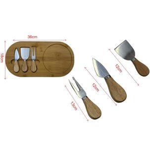 Bandeja Tabla Y Accesorios Para Quesos Y Picoteo